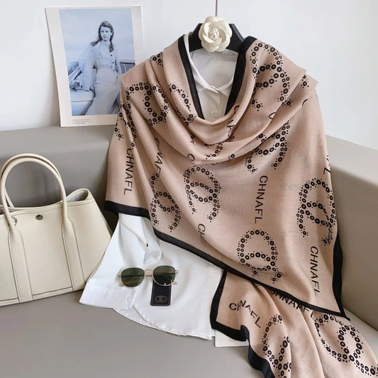 Cha-nel Print Pink-S5