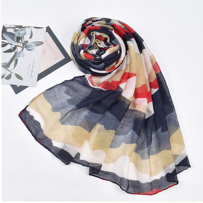 Camouflage Red Ladies Stole/Scarf