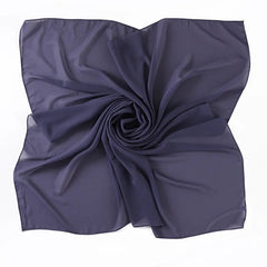 Women Chiffon Georgette Hijab Scarf Grey