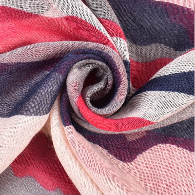 Camouflage Pink Scarf