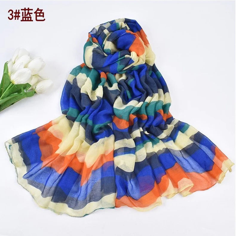 Camouflage Blue Scarf