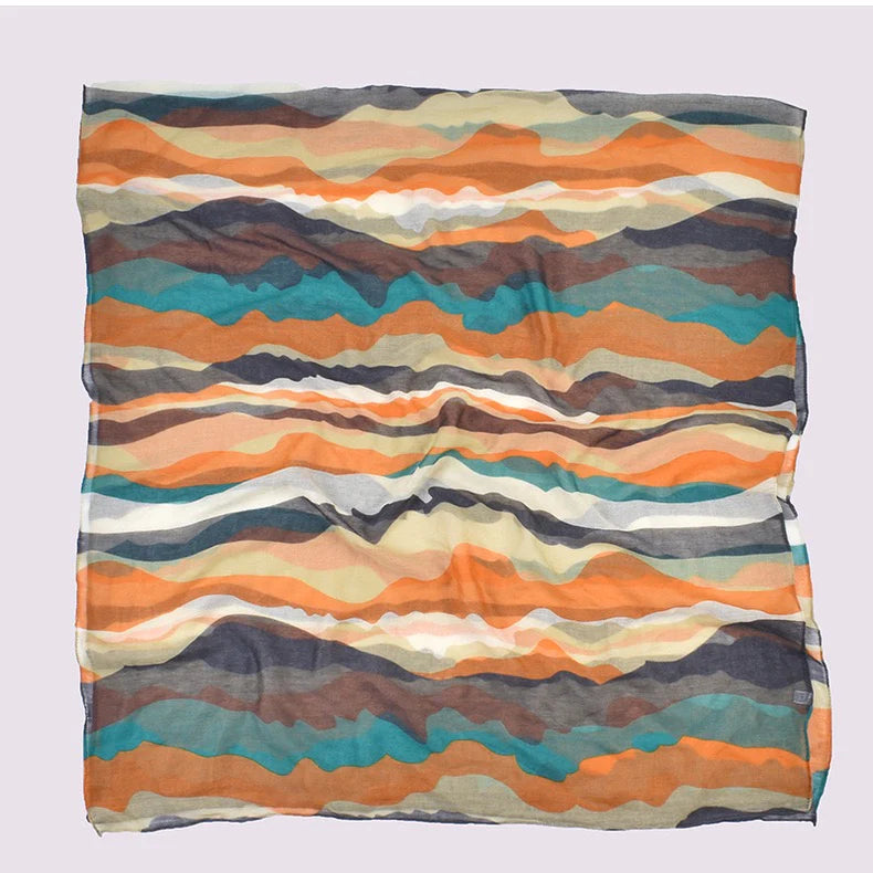 Camouflage Orange Scarf