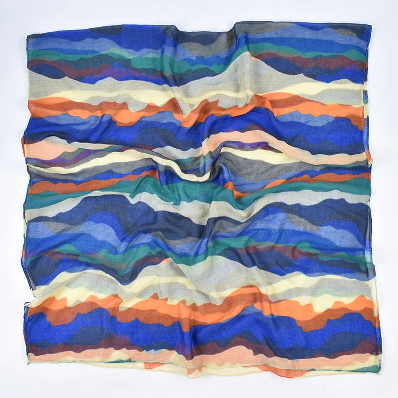 Camouflage Blue Scarf