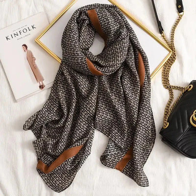 Graphic Viscose Scarf