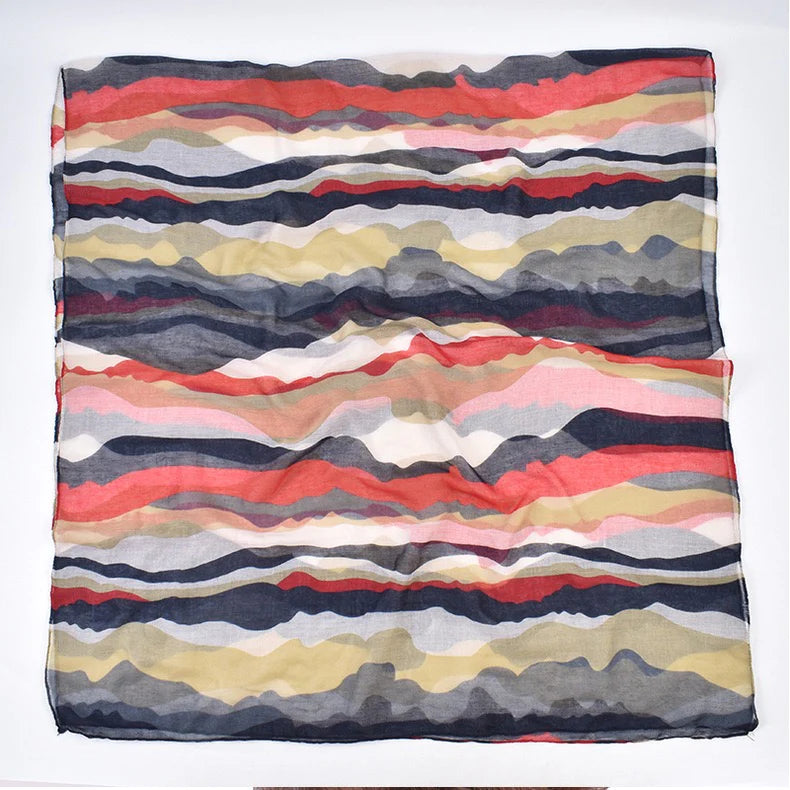 Camouflage Red Ladies Stole/Scarf