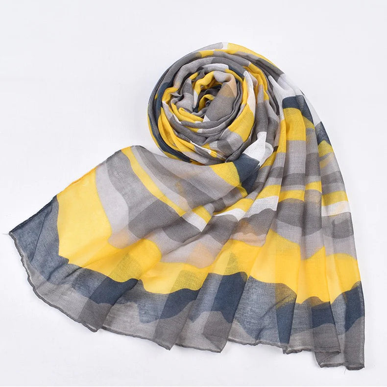 Camouflage Yellow Scarf
