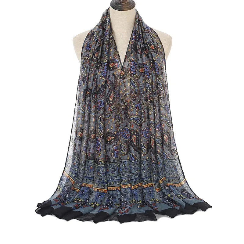 Lawn Print -A7 Ladies Stole/Scarf