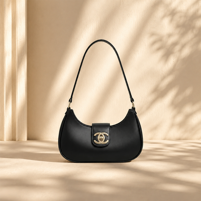 Bella Luxe Shoulder Bag Black