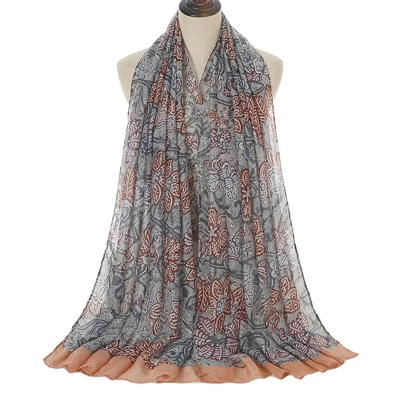 Lawn Print -A1 Ladies Stole/Scarf