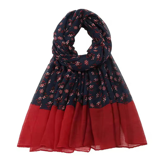 Folky Red Scarf