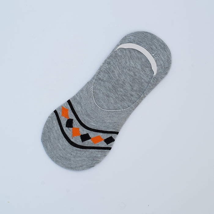 Mixed Designs Pack of 3 Men's No-Show Loafer Socks