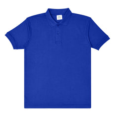 Royal Blue Polo Collar T-Shirt