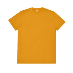 Aesthetic Yellow Polo Crew Neck Fit Tee