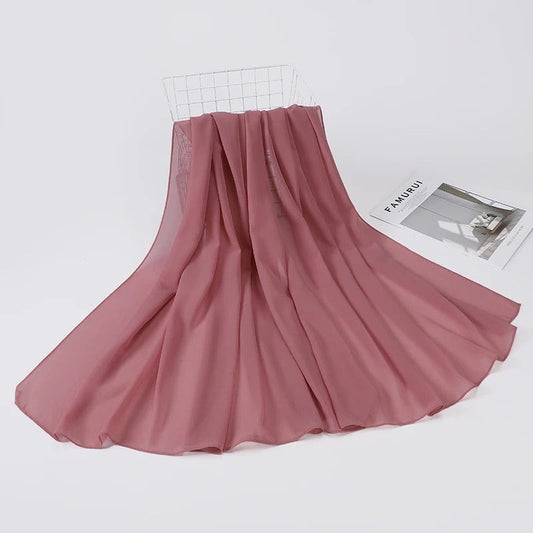 Enchanting Pink Chiffon Drape
