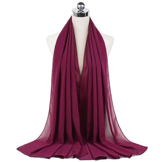 The Rich Wine Red Hijab