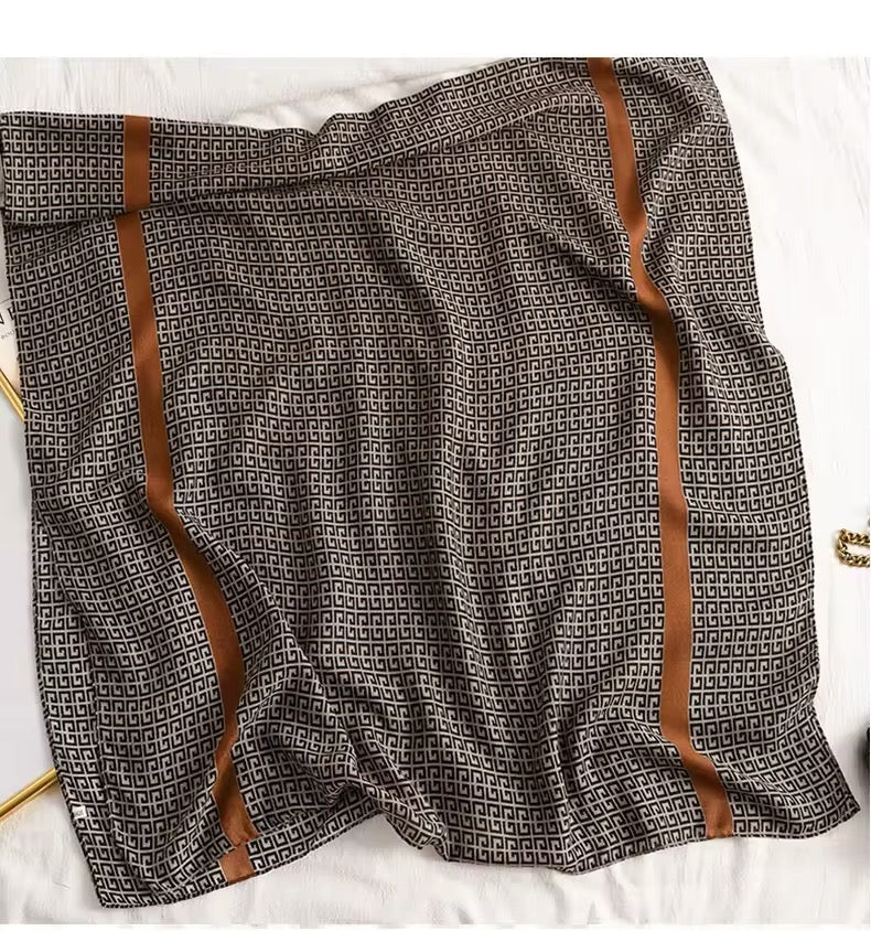 Graphical Viscose Scarf