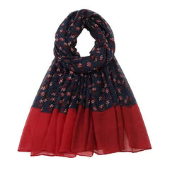 Folky Red Scarf