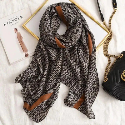 Graphic Viscose Scarf
